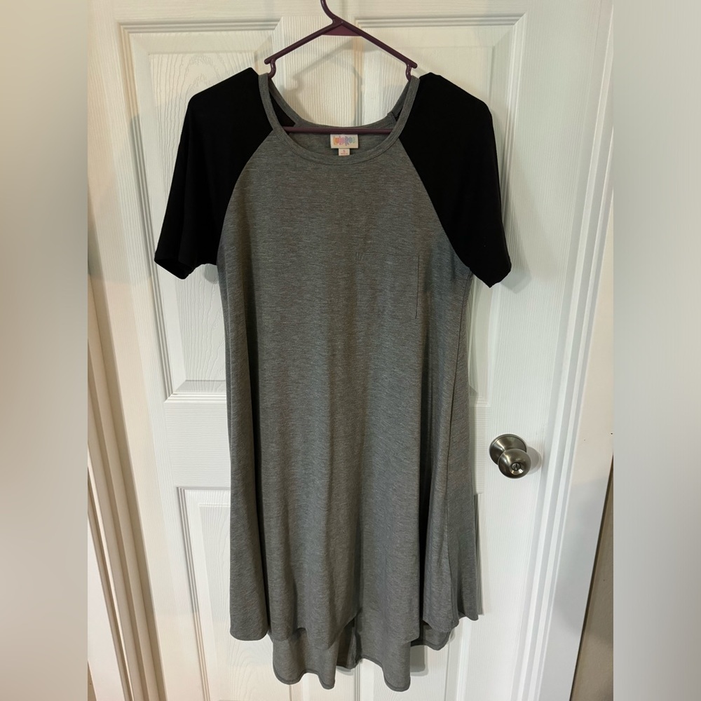 LuLaRoe Gray Dress, Size Small